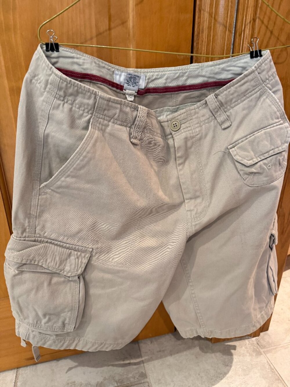 Gap Cargo Shorts Khaki Mens Size 32